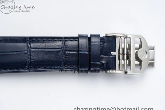 MIROTIME 0206 Portuguese Chrono IW371620 APSF 1:1 Best Edition White Blue Dial on Blue Leather Strap A MultiPurpose 7039